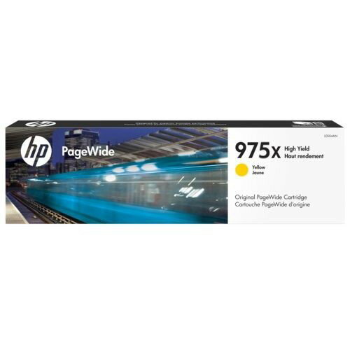 【最高22%回饋 滿額折300】 HP 975X PageWide 高印量黃色原廠墨水匣 (L0S06AA)