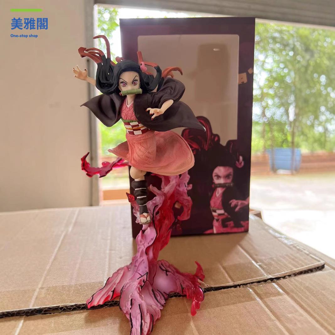 鬼滅之刃 血鬼術禰豆子 手辦擺件鬼滅動漫批發現貨myg7171