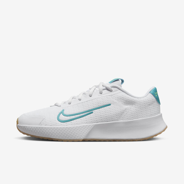 Nike W Vapor Lite 2 HC [DV2019-103] 女 網球鞋 運動 比賽 訓練 硬地 白 藍綠