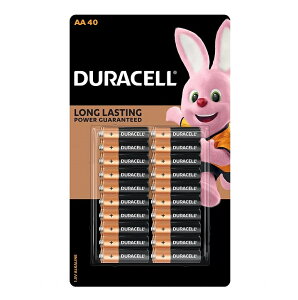 促銷至4月26日 D1012891 DURACELL AA BARRERY 40CT 金頂鹼性電池三號電池40顆