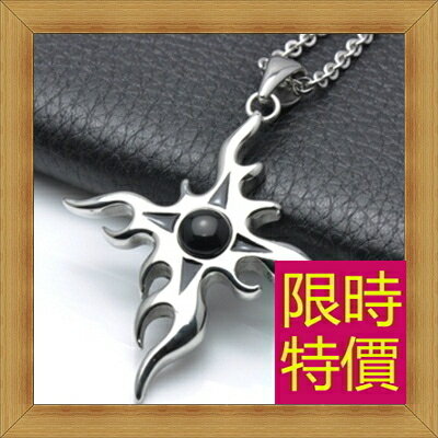 現貨+預購 鈦鋼項鍊+吊墜-帥氣生日情人節禮物男飾品55b44【獨家進口】【米蘭精品】