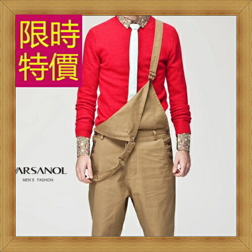 現貨+預購 吊帶褲 休閒褲-修身顯瘦韓版男長褲56i150【獨家進口】【米蘭精品】