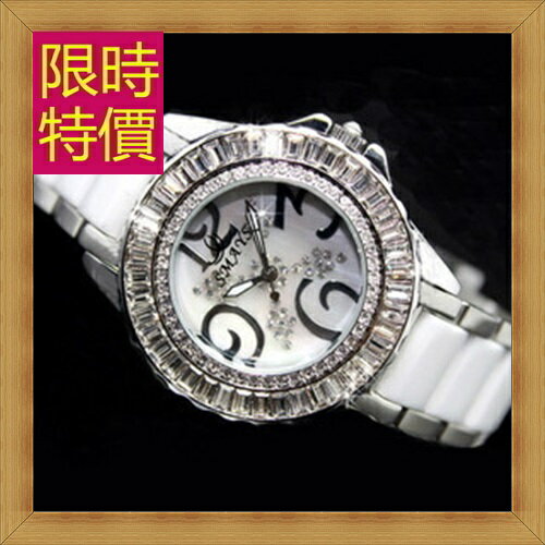 陶瓷錶 女手錶-流行時尚優雅女腕錶2色56v3【獨家進口】【米蘭精品】