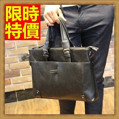 現貨+預購 手提包 公事包-商務復古皮革斜背男肩背包2色64y5【獨家進口】【米蘭精品】 1