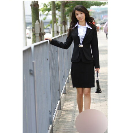 職業套裝ol制服 流行長袖修身顯瘦女裙裝6h14 韓國進口 米蘭精品 米蘭秀 奇珍館 Rakuten樂天市場