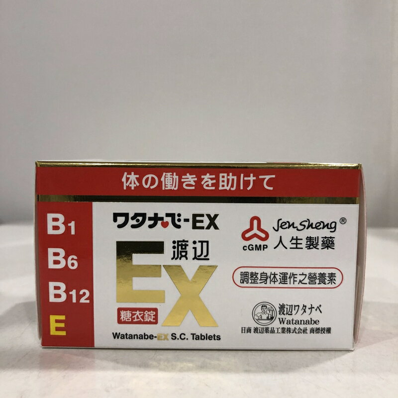 【人生製藥】 渡邊 E×糖衣錠×141錠
