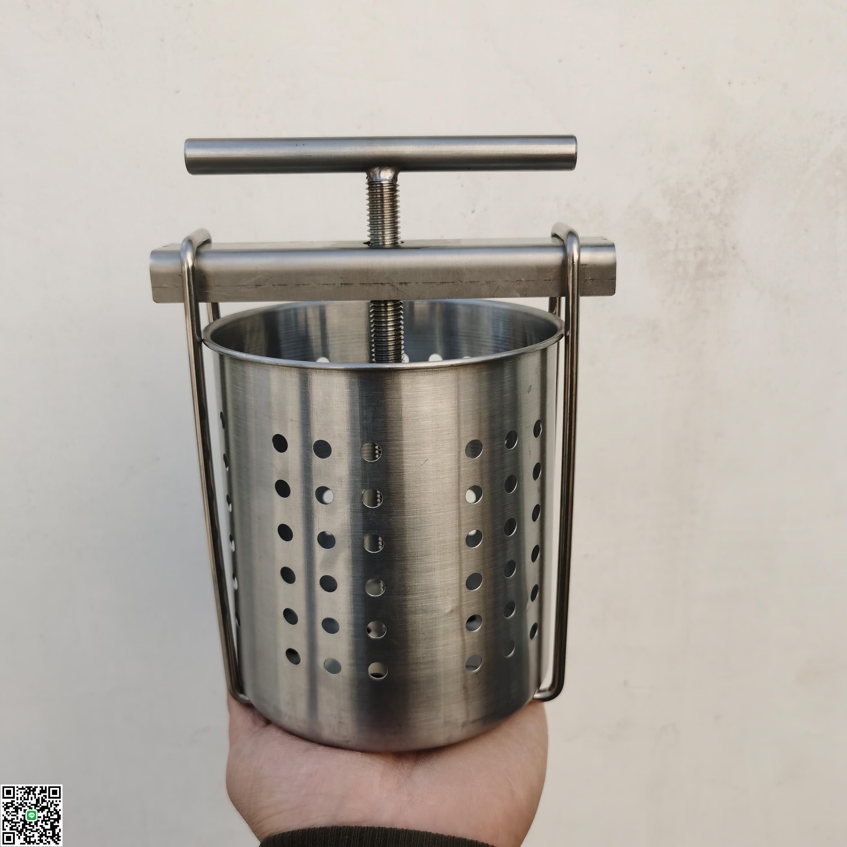 不銹鋼壓榨機榨汁器 水果 中汁 菜餡j擠水酒糟壓榨機手動壓蜜機
