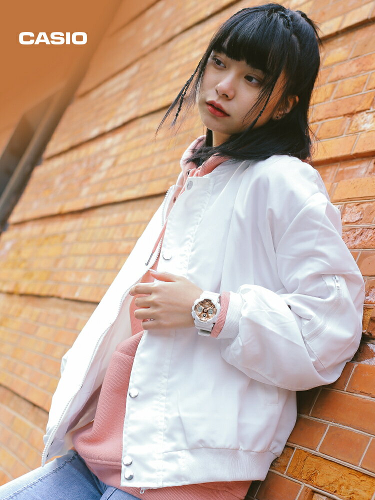 casio旗艦店GMA-S120MF運動防水金屬雙顯手錶女卡西歐正品G-SHOCK【北歐居家生活】