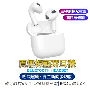 4 Pro 四代 真無線耳機【台灣NCC認證】藍芽耳機 藍牙耳機 耳機 大容量充電倉 藍芽5.0 新年禮物【APP下單最高22%點數回饋】