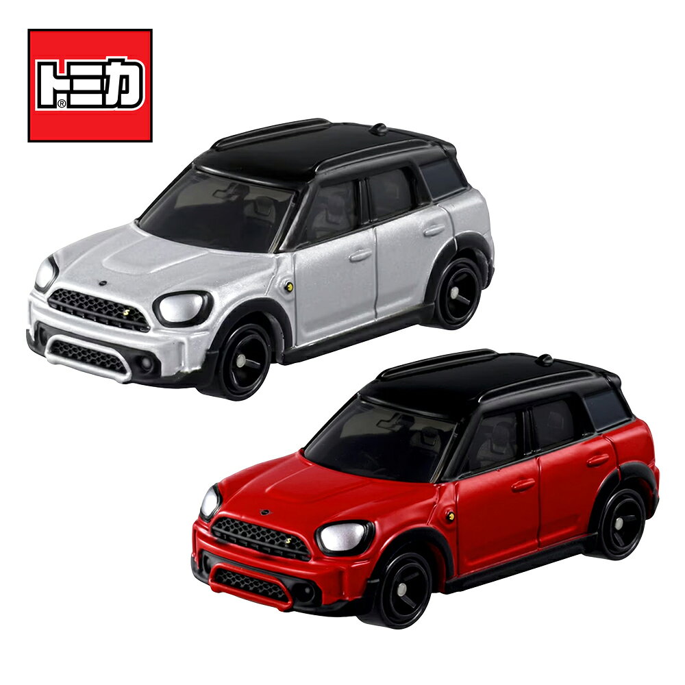 【日本正版】兩款一組 TOMICA NO.52 MINI COOPER SE COUNTRYMAN All4 玩具車 休旅車 多美小汽車 - 917533