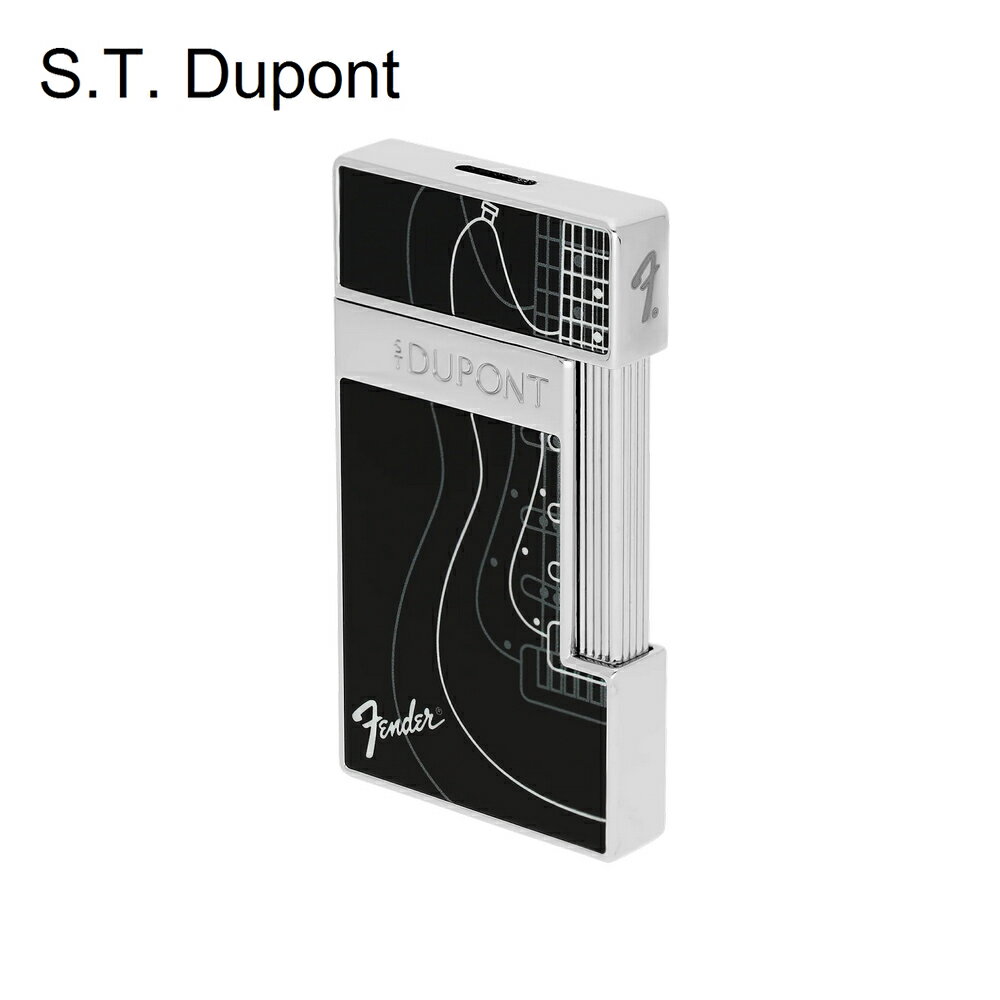 S.T.Dupont 都彭 SLIMMY系列 打火機 fender black/chrome 28025