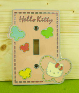 【震撼精品百貨】Hello Kitty 凱蒂貓 2孔開關蓋面板 復古粉【共1款】 震撼日式精品百貨