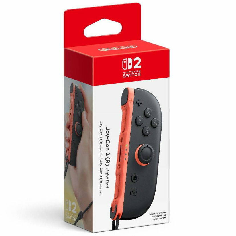 任天堂 Switch 2 NS2 Joy-con 單右手控制器 淺紅色 (預購2025年內)