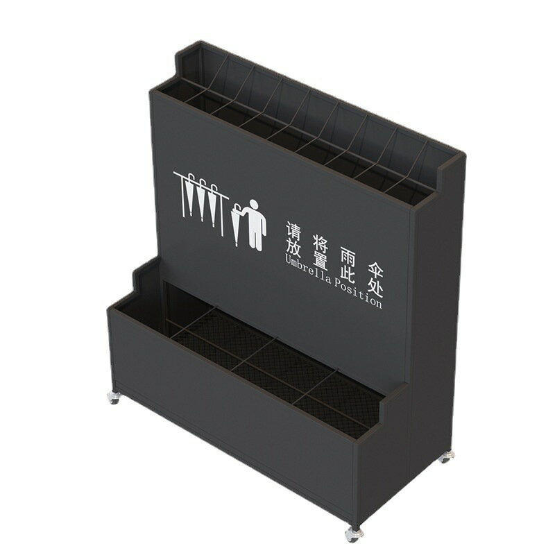 雨傘架 雨傘桶 雨傘收納架 輕奢雨傘收納架酒店大堂商用售樓處放傘架瀝水學校雨傘桶收納 3