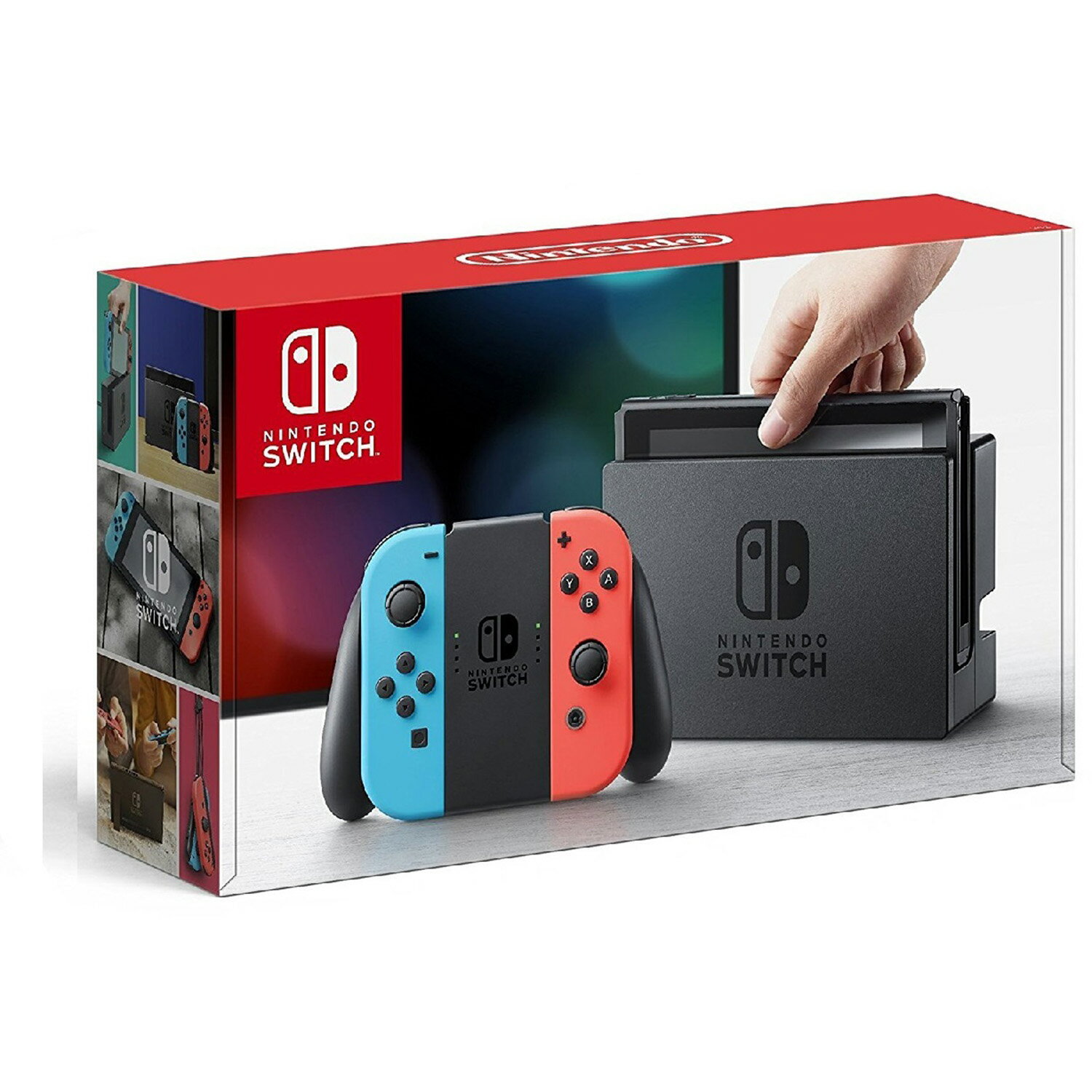 Altatac: Nintendo Switch Console System 32GB with Neon Blue and Red Joy