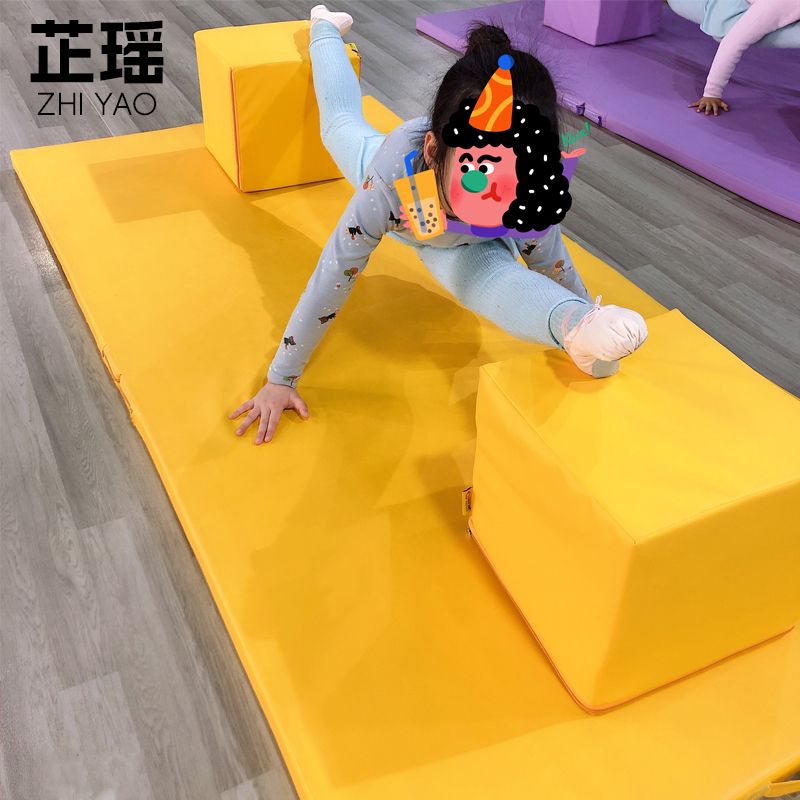免運 開立發票 舞蹈器材 舞蹈磚兒童練功凳實心壓腿凳家用拉伸運動跳舞專用練瑜伽小磚頭特惠/可開發票 H0913