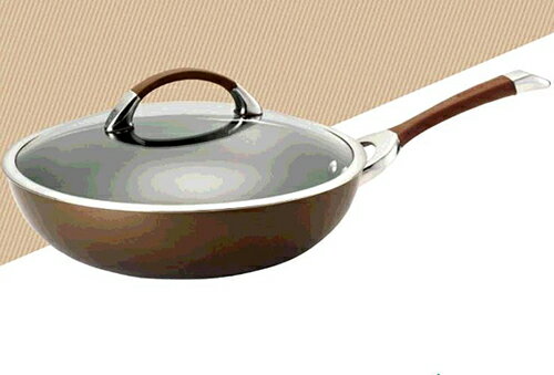 [COSCO代購4] W133865 Circulon 黑鑽系列單柄炒鍋含蓋 30.5公分