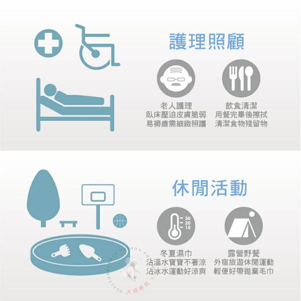 🌈大順藥局🌈酷咕鴨 乾濕兩用柔舒巾 4