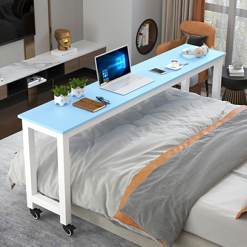跨床桌 懶人跨床桌床上書桌可移動床邊桌電腦桌簡易小桌子家用寫字台臥室【CM12090】