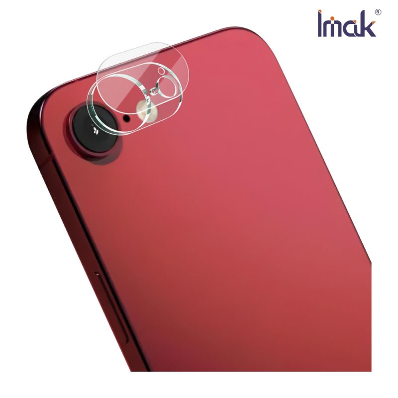 鏡頭貼 Imak 艾美克 Apple 蘋果 iPhone 16e 鏡頭玻璃貼(一體式) 奈米吸附 鏡頭貼 鏡頭保護貼 鏡頭膜 【愛瘋潮】