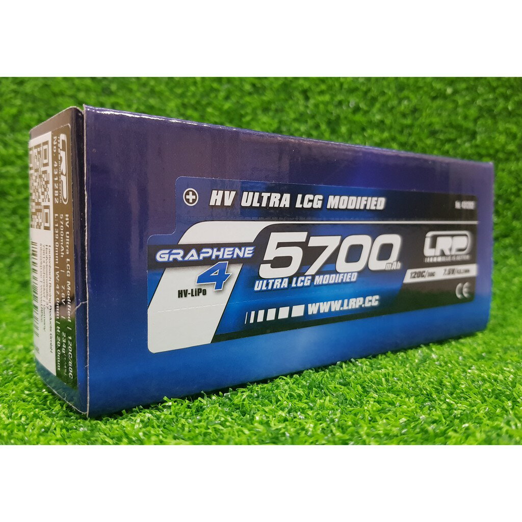 【車車共和國】LRP 第4代 7.6V 5700mAh 120C/60C 高壓硬殼 #431282