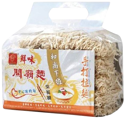 傳統日曬麵  鮮味關廟麵600g系列(刀削麵,手打拉麵) 2