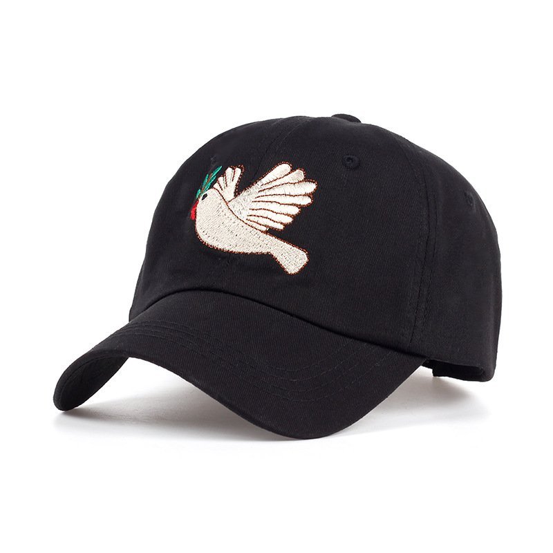 FIND 韓國品牌棒球帽 男女情侶 時尚街頭潮流 鴿子刺繡 帽子 太陽帽 鴨舌帽 棒球帽
