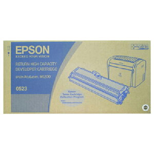 EPSON 黑色原廠碳粉匣 / 個 S050523