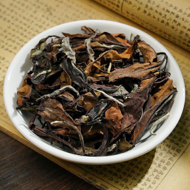 發1.5斤福鼎白茶8年陳老壽眉老白茶葉日曬貢眉白牡丹棗香散裝500g