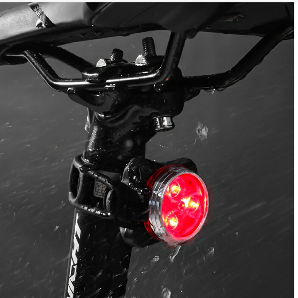 美麗大街【112090706】USB充電警示尾燈頭燈套裝COB高亮夜騎車燈