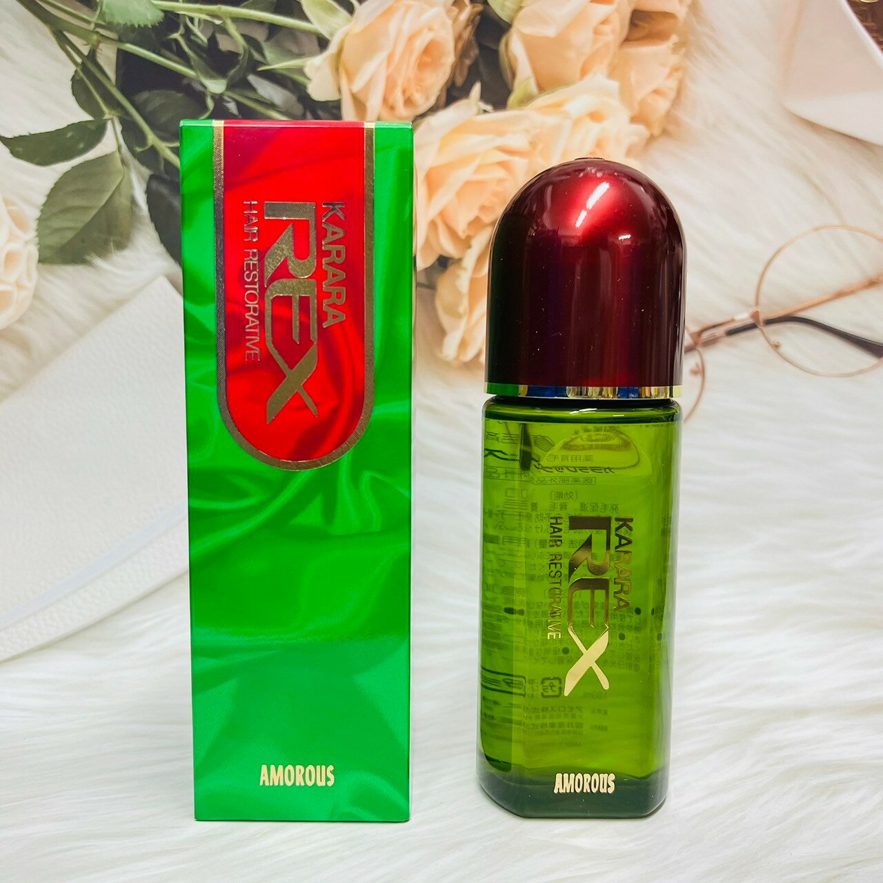 日本 AMOROUS KARARA 養髮液(加強型) 180ml 潤澤保養髮絲｜全店$199免運｜雙12嘉年華⚡專櫃 美妝 香氛 保養 禮享保養 香約聖誕