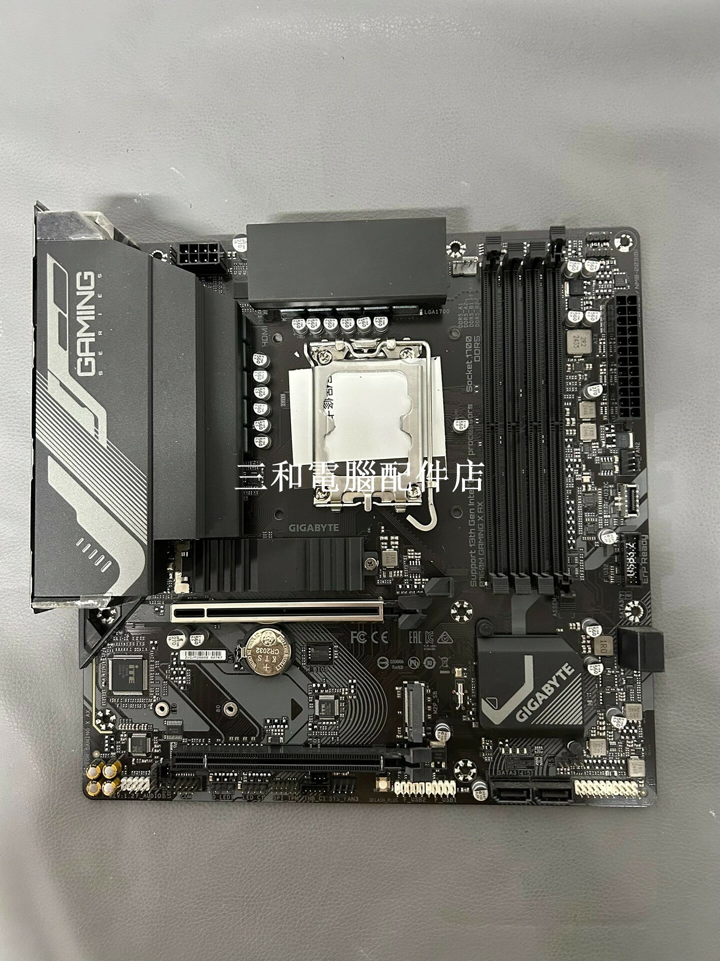 技嘉 B760M GAMING X WiFi D5 主機板 實物拍攝 帶 HDMI DP