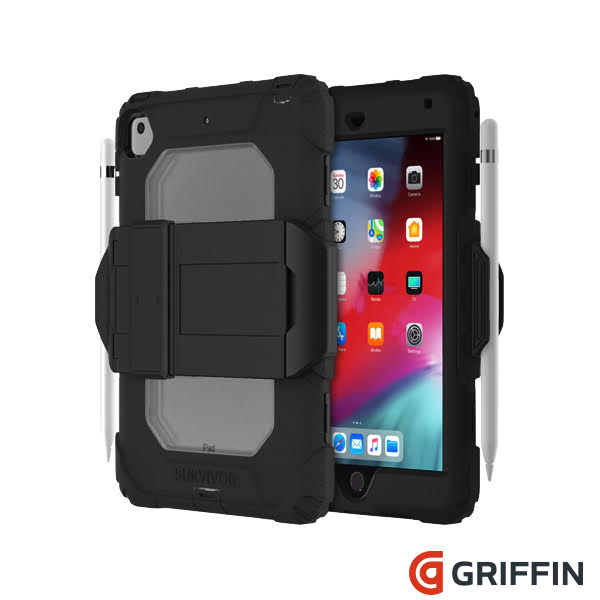 Griffin Survivor All-Terrain iPad mini (2019) / iPad mini 4 軍規三層防護保護套組