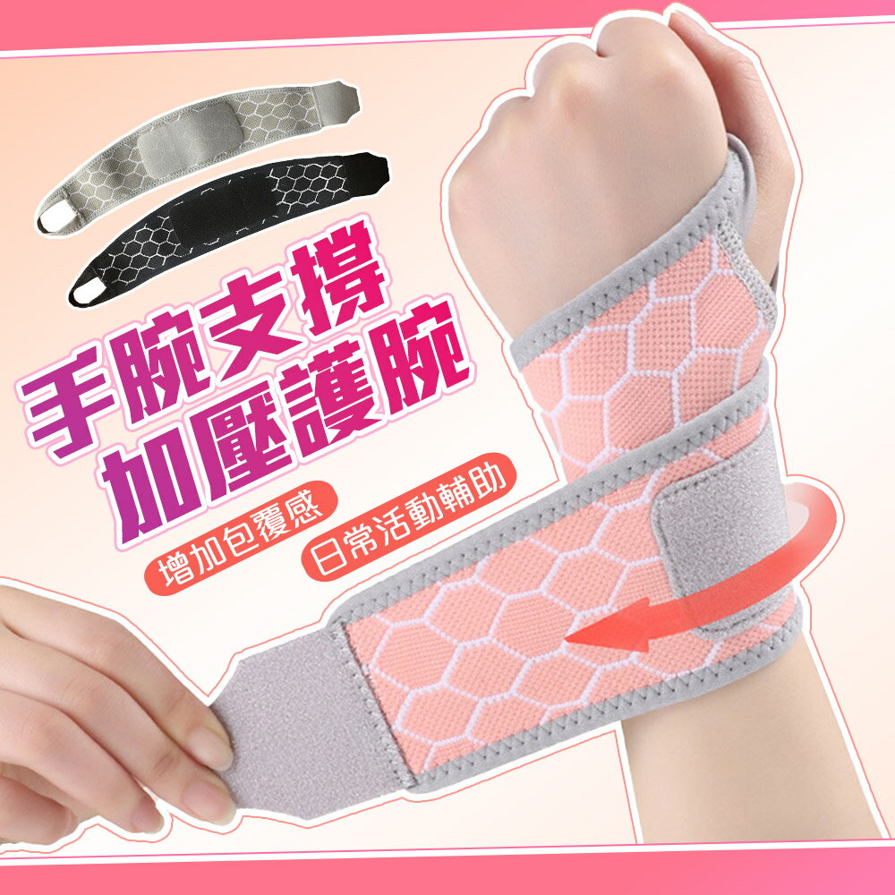 微彈包覆加壓手腕輔助支撐護腕-B【QIDINA】