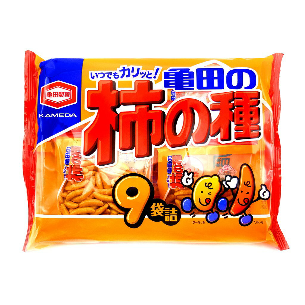 《 Chara 微百貨 》 附發票 日本 龜田 亀田 柿種 米果  團購 批發 卡滋 零食 零嘴 180g 6袋入 1
