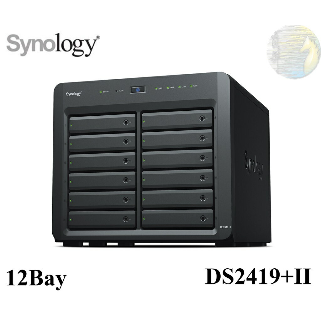 【含稅公司貨】Synology群暉 DS2419+II DS2419+ DS2419 網路儲存伺服器 12Bay NAS | 驛家3C ...