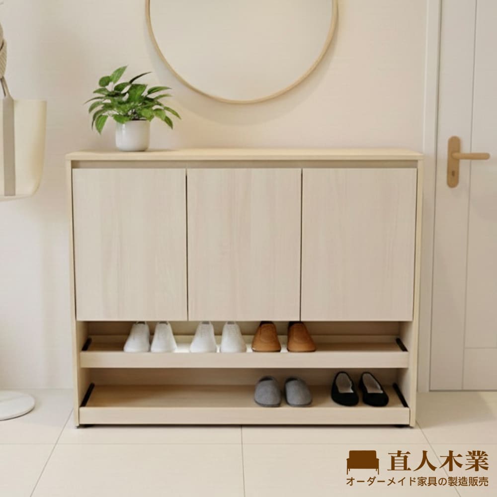 【直人木業】NESTA現代風玄關鞋櫃120CM
