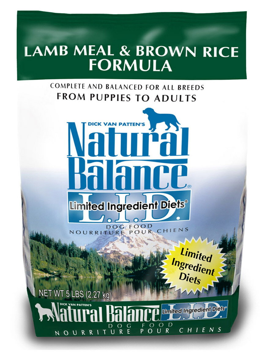 Natural Balance低敏羊肉糙米全犬配方 4.5 磅