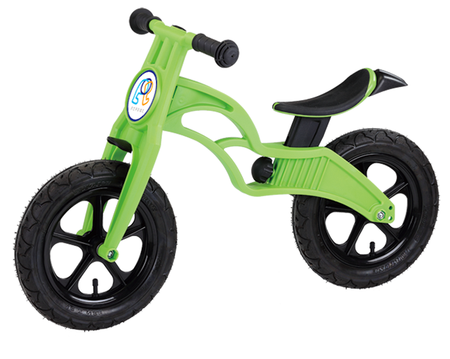 POP BIKE 普派氣胎滑步車 兒童滑步車/平衡車/學步車(綠)