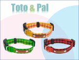 Toto&Pal 多彩格紋項圈(10mm)-預購