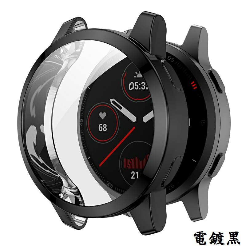 【全包電鍍殼】Garmin Venu 2s / vivoactive 4s 保護殼 TPU 軟殼 防刮 防撞 3
