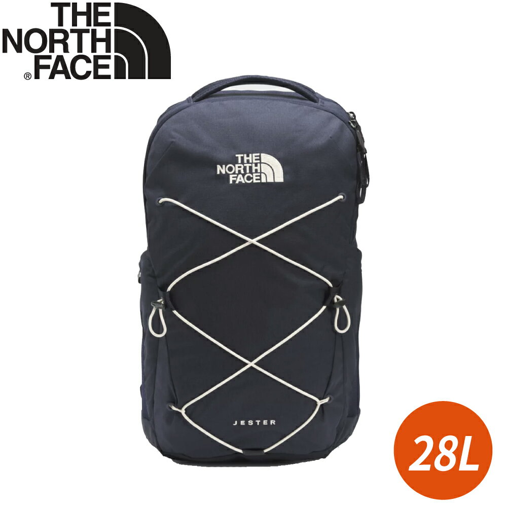 【The North Face 28L JESTER 後揹包《藍》】3VXF/休閒揹包/電腦揹包/學生書包/雙肩包