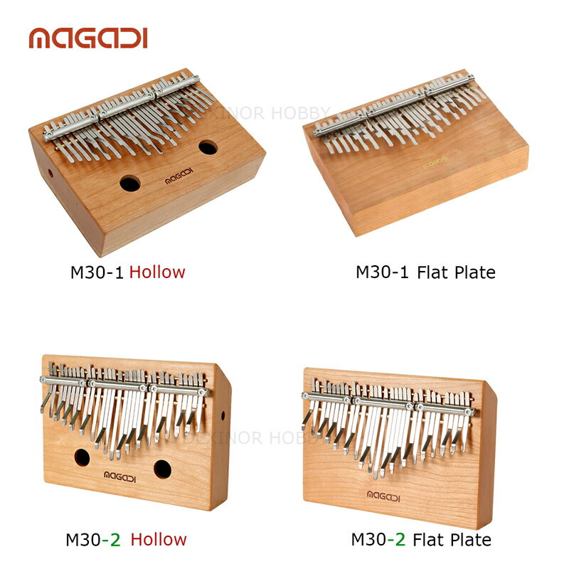 MAGADI Kalimba 30 32音手指琴專業樂器M30板式/箱式 M32板式 Mbira半音拇指鋼琴禮物