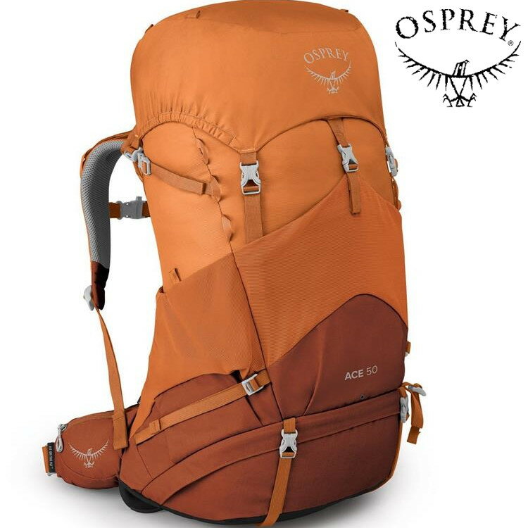 Osprey Ace 50 登山背包 8-14 歲 兒童款 50L 日落橙