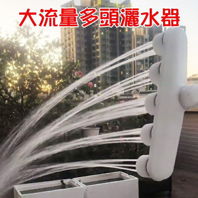 【珍愛頌】N526 大流量手持多頭灑水器 農用澆菜澆花 大流量灑水 大面積噴灑 大流量噴頭澆水 噴水頭 需搭配加壓水泵