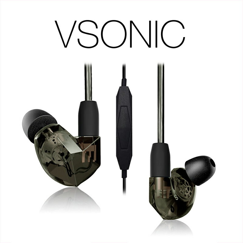 <br/><br/>  志達電子 VSD3Si Plus VSONIC 附線控版本 耳道式耳機麥克風 Android Apple 紅藍/茶黑<br/><br/>