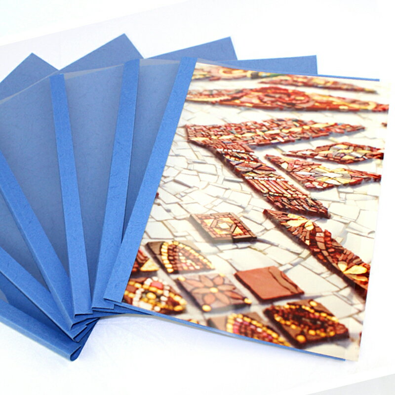 熱熔封套膠a4裝機塑料透明封面合同膠裝紙質熱熔膠裝機裝訂機用標書裝訂封套封面膠裝封皮1MM 10個/包 2