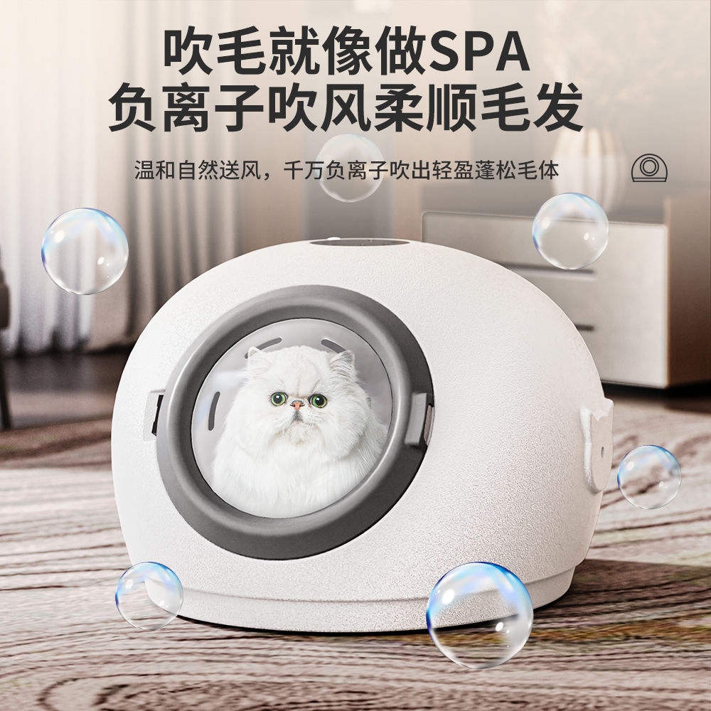 【最低價】【公司貨】寵物烘乾箱全自動家用靜音大功率1200W狗狗專用吹水機負離子風60L