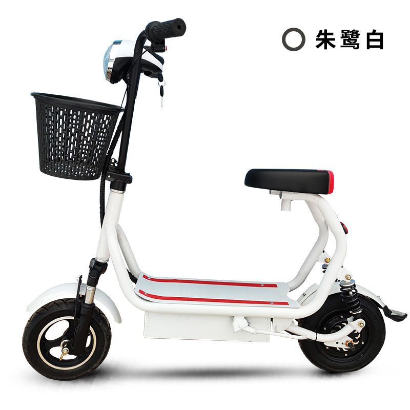 臺灣公司/開發票 電動滑板車 香豆小哈雷電動車小型滑板折疊電動車迷你男女士代步車親子電瓶車