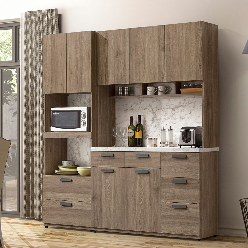 【多木家居】木斯MOOSE-524/180公分組合餐櫃